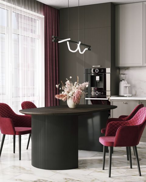 Стол обеденный Ballet 200*100*75 темное дерево