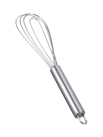 Венчик 25,5 см. нерж. 4 спицы, толщина спицы 1 мм., плоский /1/144/