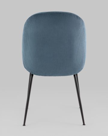 Стул Beetle велюр голубой