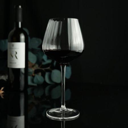 Бокал для вина 550 мл "Optical" d 10 см h23 см P.L. - BarWare [6]