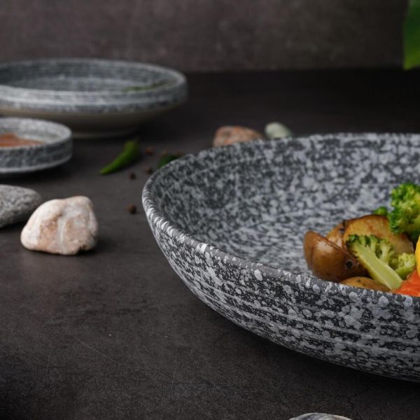 Салатник 1200 мл d 25 см h4,5 см Stone Untouched Taiga P.L. Proff Cuisine [1]