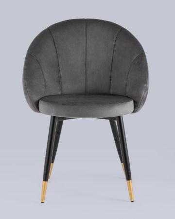 Стул Наоми велюр серый
