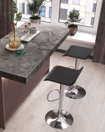 Стул барный Хай-Тек черный