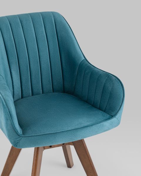 Стул обеденный вращающийся MANS NEW бирюзовый