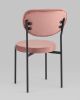 Стул Барбара NEW велюр пыльно-розовый