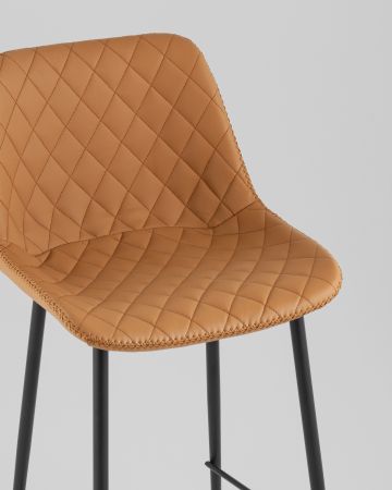 Стул барный Arch экокожа коричневый