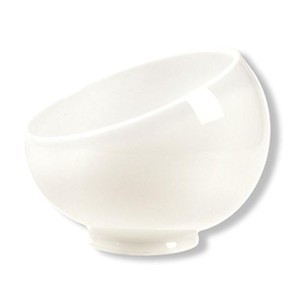 Салатник 350 мл d 12 см h10/6 см скошенный белый фарфор P.L. Proff Cuisine [4]