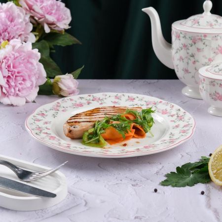 Тарелка d 27 cм Retro Ritz-La Vie En Rose Noble [6]