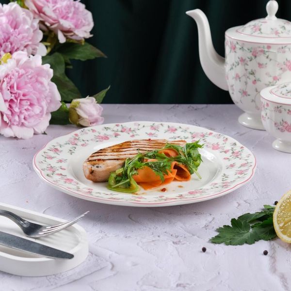 Тарелка d 27 cм Retro Ritz-La Vie En Rose Noble [6]