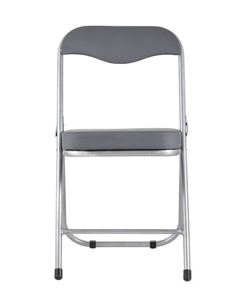 Стул складной ДЖОН металлик, серый