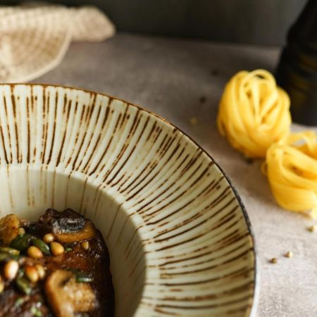 Тарелка глубокая 450 мл d 23 см h8,5 см для пасты, для супа Legna By Bone Innovation [6]