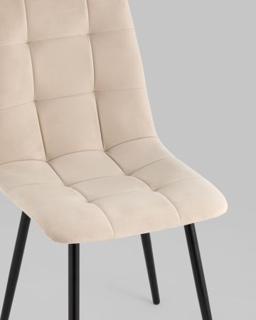 Стул Oliver велюр бежевый