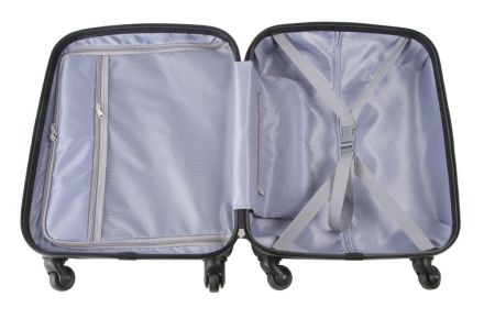 Чемодан на колесиках 19", чёрный