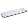 Блюдо прямоугольное 34,7*12,7*1,7 см 400 мл (поднос) Blue Rim эмалированая сталь SUNNEX [1]