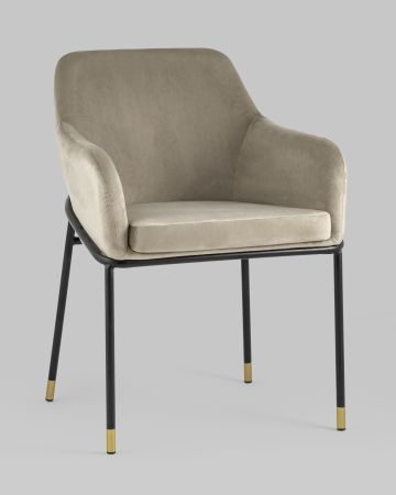 Стул Сандра велюр шампань