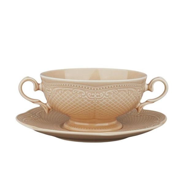 Бульонная пара 315 мл d 11,8 см h6,3 см Aristocrat Peach Tea Noble [1]