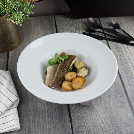 Тарелка глубокая 500 мл d 30,5 см h6,8 см белая фарфор Glory Eco P.L. Proff Cuisine [4]