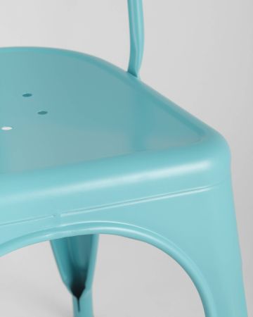 Стул TOLIX голубой матовый