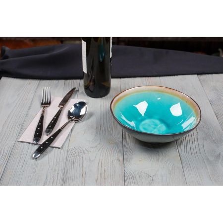 Салатник 700 мл d 20 см h6,5 см Blue Light Spider Silk Stockholm P.L. [6]