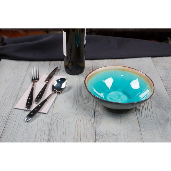 Салатник 700 мл d 20 см h6,5 см Blue Light Spider Silk Stockholm P.L. [6]