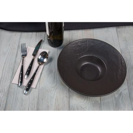 Тарелка глубокая 240 мл d 27 см для пасты/салата Black Raw Stellar P.L. Proff Cuisine [1]
