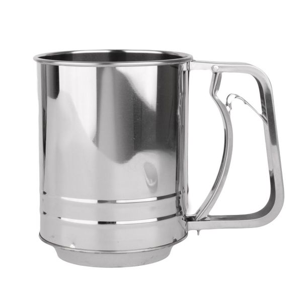 Сито  9,9 см кружка h12,9 см с механизмом нерж. мелкая сетка P.L. Proff Cuisine