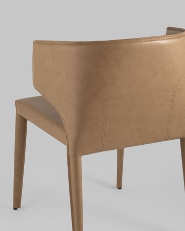 Стул Арманд экокожа коричневый