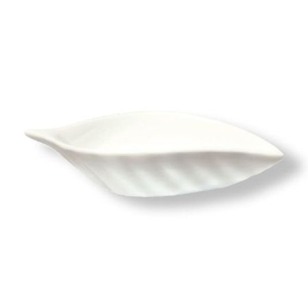 Соусник 20 мл 10*4,5 см h2 см "Лист" белый фарфор P.L. Proff Cuisine [16]