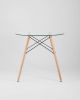 Стол Eames DSW D80 стеклянный