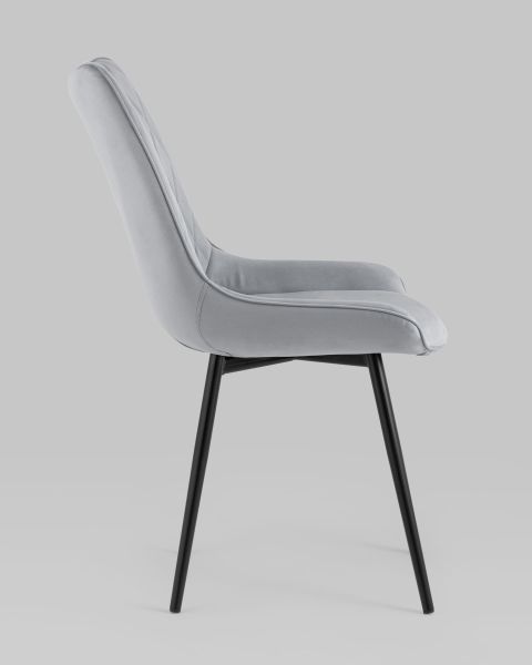 Стул Дарвин велюр серый