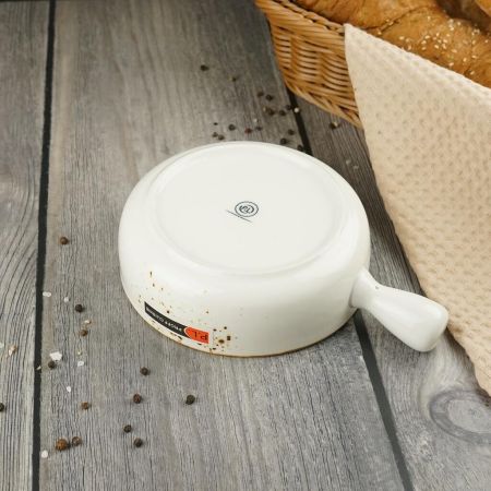 Блюдо круглое d 15 см h5 см 500 мл с ручкой Elegance Sun P.L. Proff Cuisine [4]