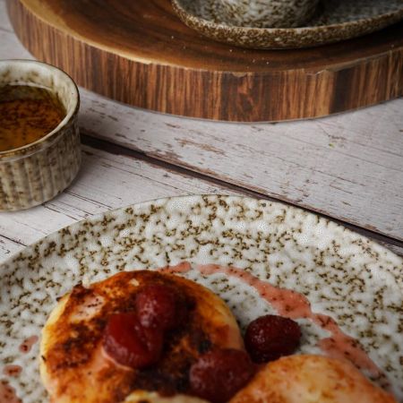 Тарелка с бортом d 21 см h1,5 см Brown Spider Silk P.L. Proff Cuisine [6]