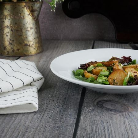 Тарелка глубокая 200 мл d 23 см h3,5 см белая фарфор Glory Eco P.L. Proff Cuisine [4]