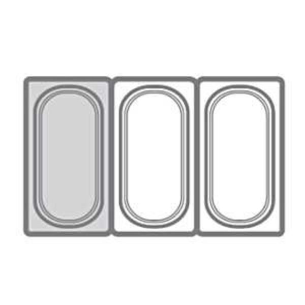 Гастроемкость 1/3 h150 мм поликарбонат 325*175*150 мм прозрачная 5,8 л P.L.