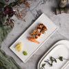 Блюдо прямоугольное 30*14 см h1,3 см Relief белое фарфор P.L. Proff Cuisine [1]