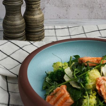 Салатник 800 мл d 21 см h5 cм Blue Matt New Brown Taiga P.L. [3]