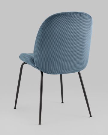 Стул Beetle велюр голубой