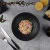 Тарелка глубокая 150 мл d 20 см h7,5 см для пасты, для супа Black Raw Wood P.L. Proff Cuisine [4]
