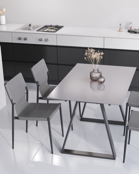 Стул обеденный West серый