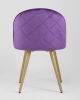 Стул Лион велюр с ромбами лиловый