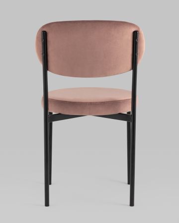 Стул Бриф NEW велюр пыльно-розовый