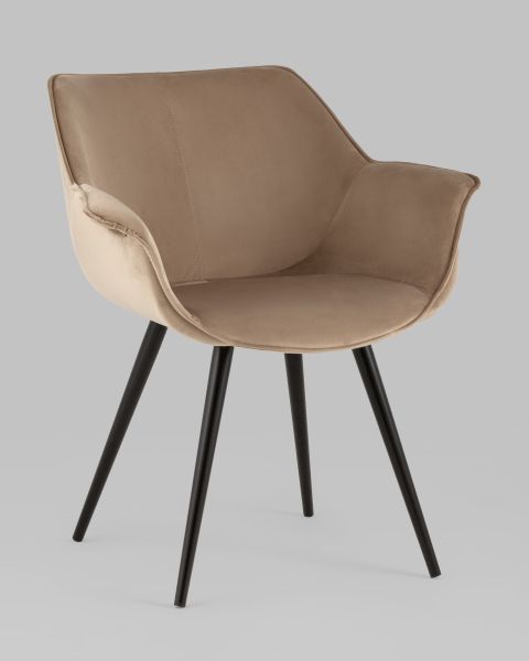 Стул Мэйсон велюр капучино