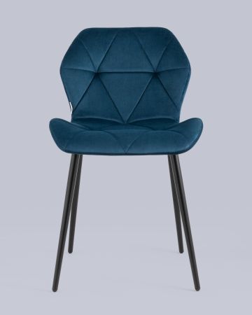 Стул Эдвин велюр синий
