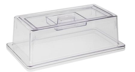 Крышка GN1/3 32,5*17,6 см. h=10,5 см. поликарбонат, прозрачная APS /1/