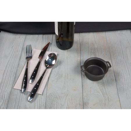 Соусник 125 мл 10,7*8,5 см h4 см Smooth Black Raw Stellar P.L. Proff Cuisine [6]