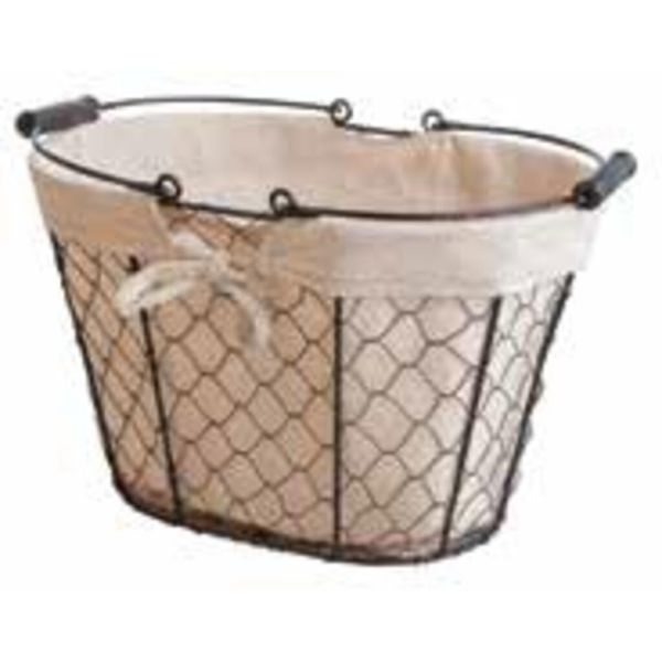 Корзина для хлеба и выкладки 35*23 см h22 см с хлопковой вставкой SUNNEX