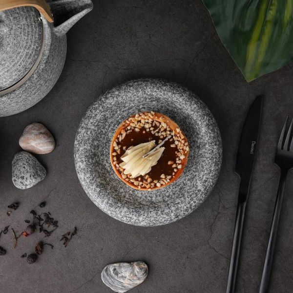 Блюдо круглое d 15,5 см h3,7 см Stone Untouched Taiga P.L. Proff Cuisine [1]