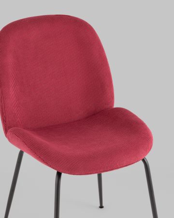 Стул Beetle велюр красный