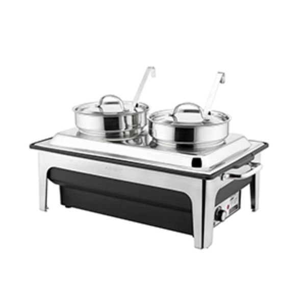 Мармит суповой 4 л 2 емкости, электрический 220V 760W, 64,5*35*31 см EcoCater SUNNEX