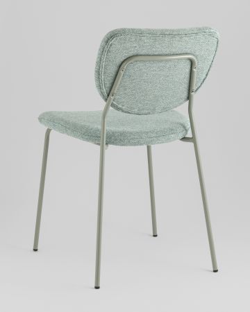 Стул обеденный Gigi шенилл зеленый